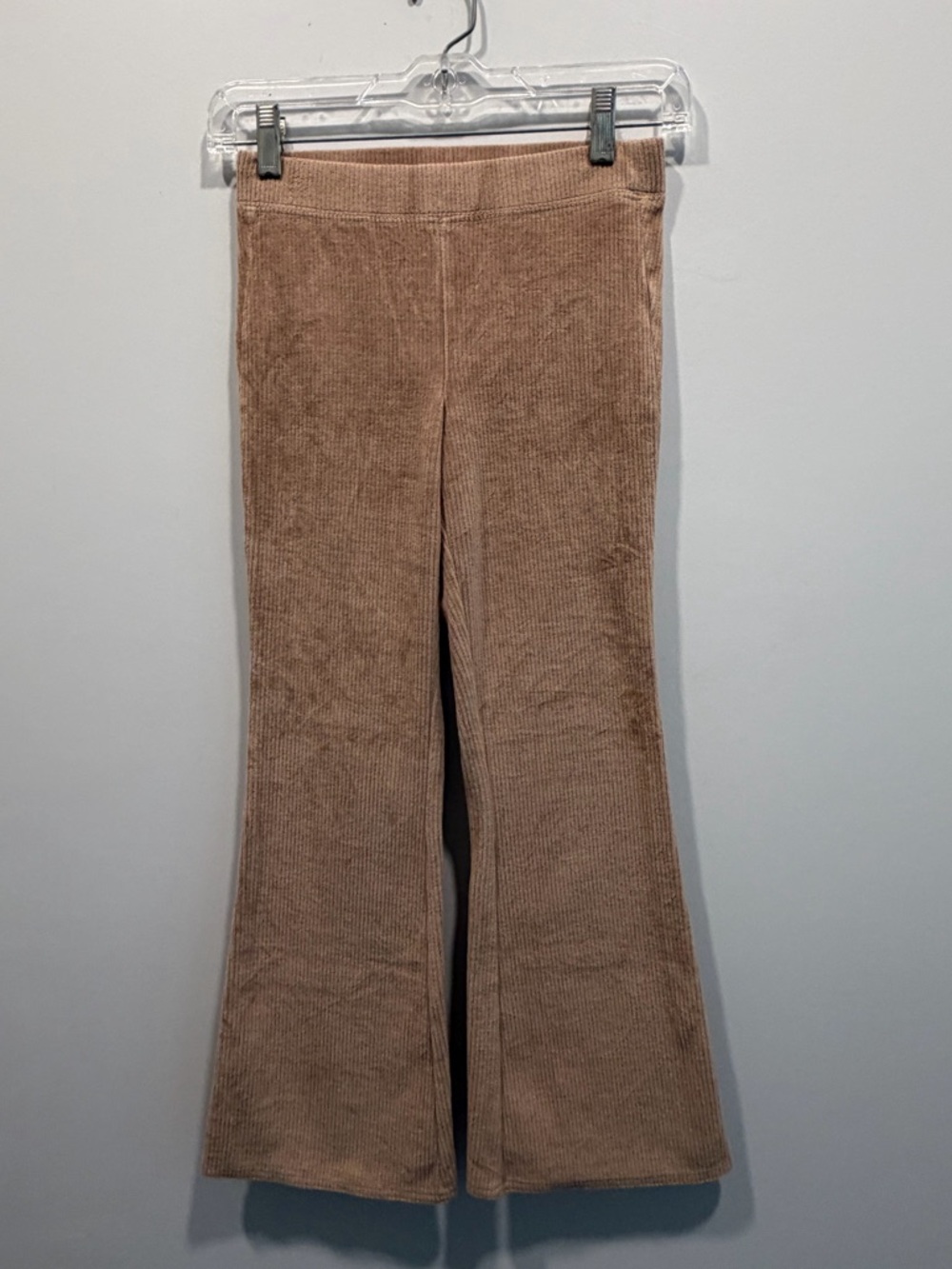 abercrombie kids soft pull on Flare Pants in Brown size 9-10